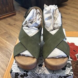 Olive Green Women's Sandals
